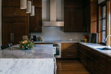 Kitchen photo in Portland
