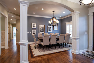 Example of a classic dining room design in Other