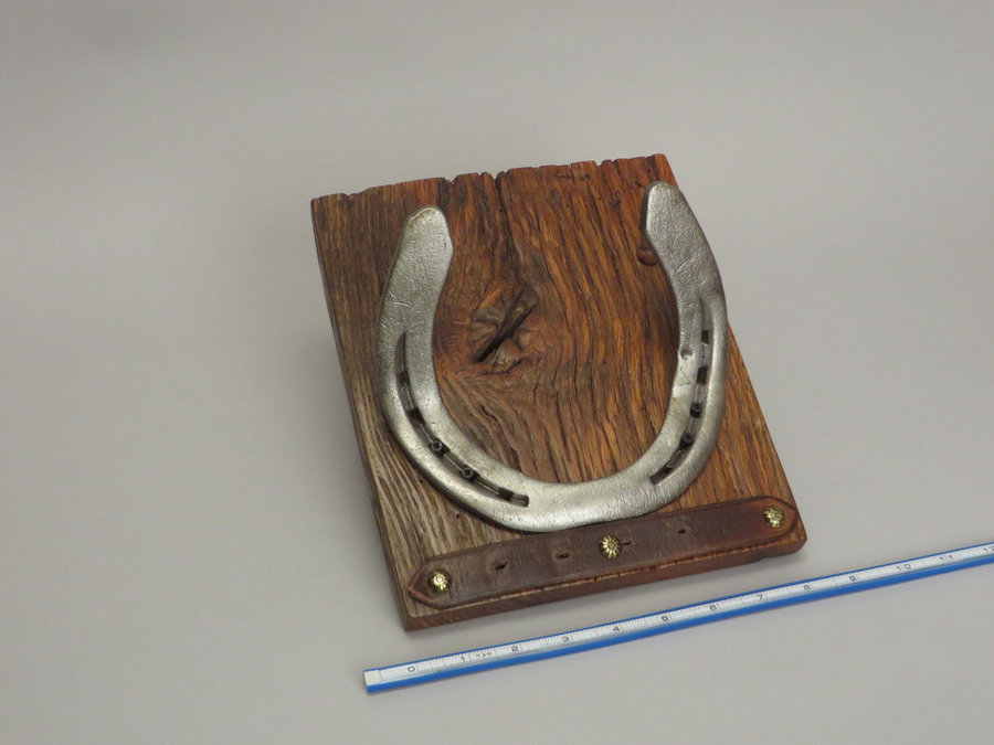 #R15094 Reclaimed Lumber, Horse Shoes, Tack Leather