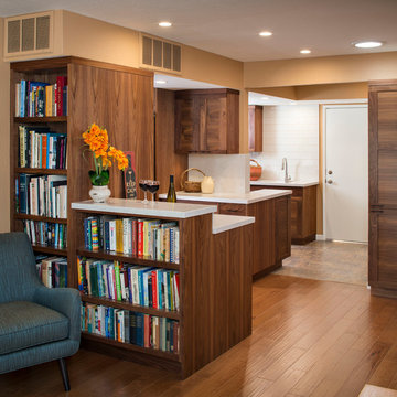 Bright Walnut Kitchen