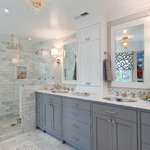 vanity/shower interface