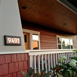 Address LED  - illuminated house numbers - House Numbers