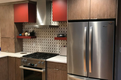 Inspiration for a 1950s kitchen remodel in Cedar Rapids