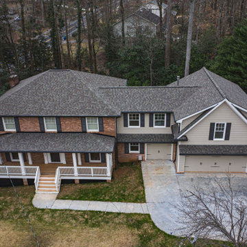 Dunwoody Colonial Addition and Front Porch