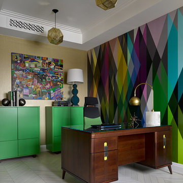 Цветной интерьер квартиры на Ломоносовском