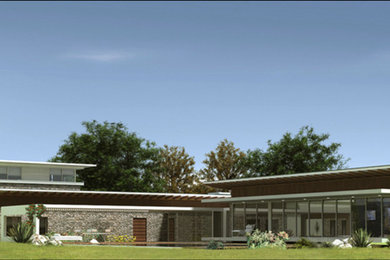 Example of a trendy exterior home design in Other