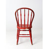 Consigned, Antique Red Spindle Back Chair