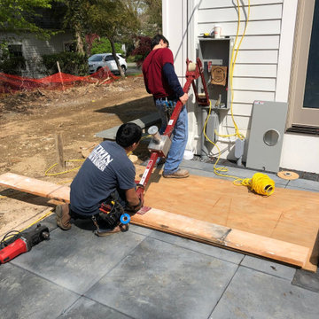 Construction Chronology of a new Luxury Residence in Flower Hill, NY