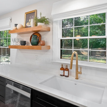 Transitional Kitchen, Pantry and Laundry Design Charlotte, NC