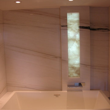 marble tub cladding