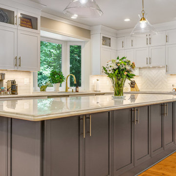 Transitional Kitchen & Wet Bar Design Great Falls, VA