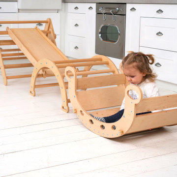 Climbing Pikler Balance Board Standard size Natural Wood