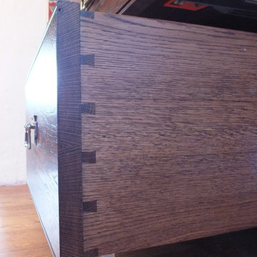 Built in Oak dresser