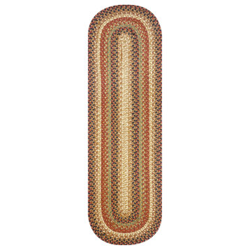 Homespice Decor Gingerbread Table Runner 11x36" Oval