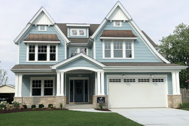 Inspiration for an exterior home remodel in Chicago