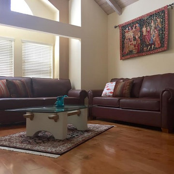 Leather Sofa Set w/ High White Ceilings | The Sofa Company