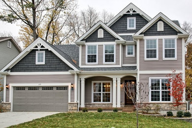 Inspiration for a craftsman exterior home remodel in St Louis