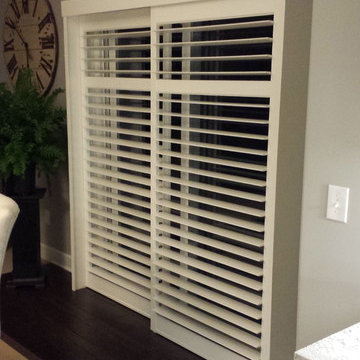 By-Pass Shutters for Sliding Glass Door