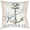 Maritime Anchor Indoor Pillow, 18"x18"