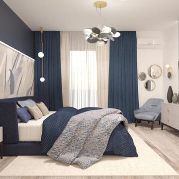 Abstract Bedroom Mural