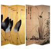 6' Tall Double Sided Cranes Room Divider