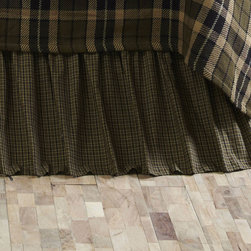 Tea Cabin Rustic Plaid Bed Skirt by Lasting Impressions - Bedskirts