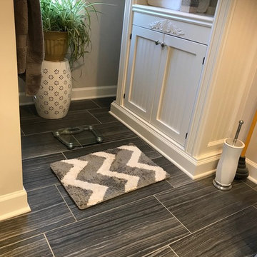 Custom Ceramic Tile Bathroom Floor