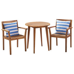 Transitional Outdoor Pub And Bistro Sets by GDFStudio