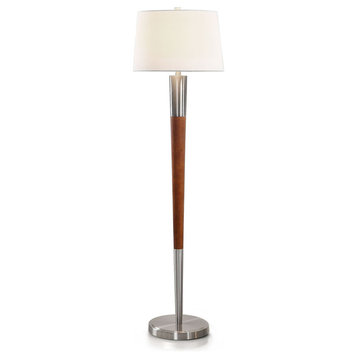 The Manhattan 62" Wood Floor Lamp