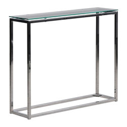 Shane Clear Console Table - Console Tables