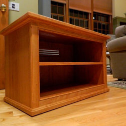 Custom Cherry Television Cart - Furniture