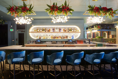 Home bar photo in Denver