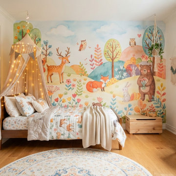 Custom Wall Mural — Residential Interior