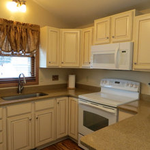 painted kitchen