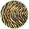 Rectangular Wool Zebra Print Rug, 6'x9'