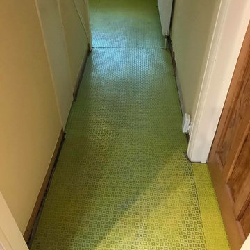 Kitchen floor & splashback
