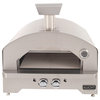 Outdoor Portable Propane Gas Pizza Oven, Silver