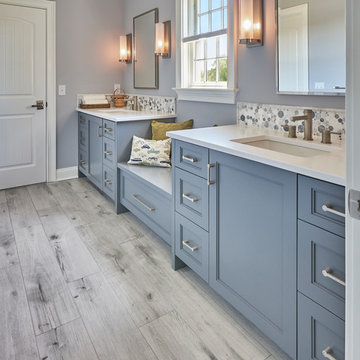 American Shingle Style Custom Home - Jack & Jill