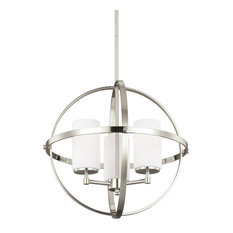Alturas 3-Light Chandelier, Brushed Nickel