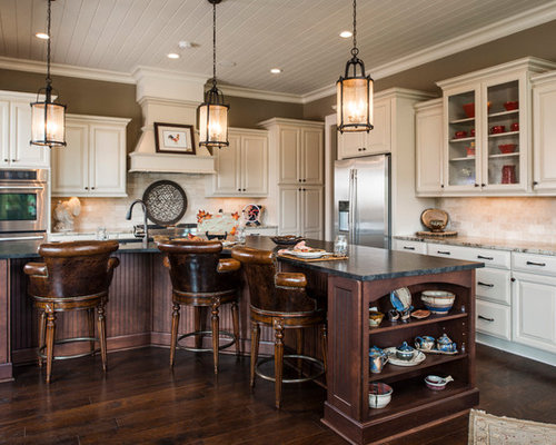 Best White And Brown Kitchen Design Ideas & Remodel Pictures | Houzz  SaveEmail