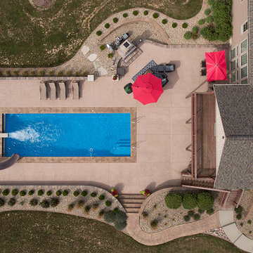 Overview of Geometric Pool with Slide and Swim Jet