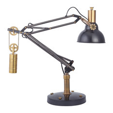 rustic industrial desk lamp