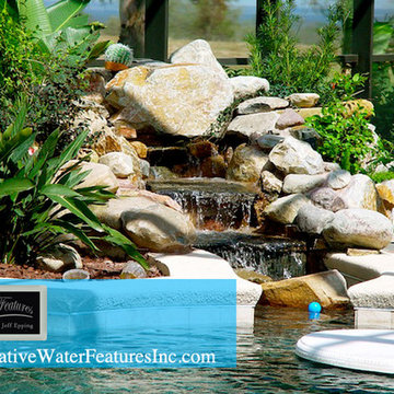 Small pool waterfall