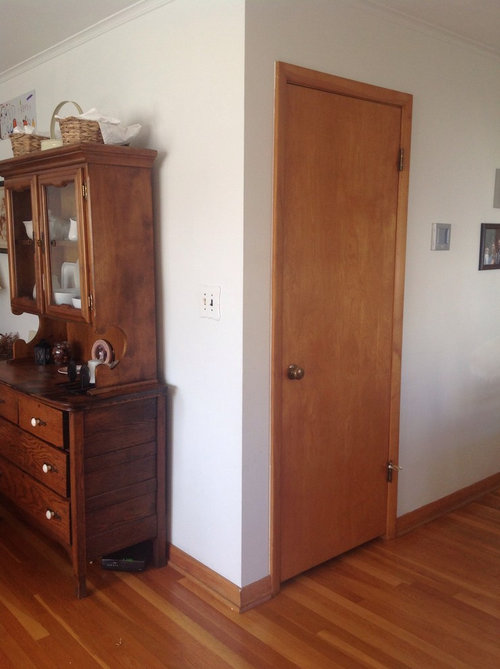 Trim and Fireplace in 1950s ranch