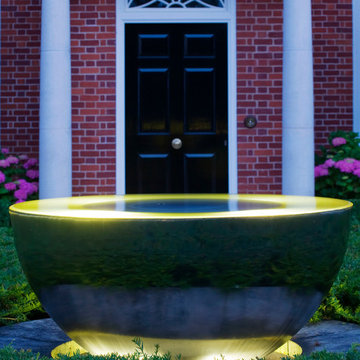 Water Feature at Dusk