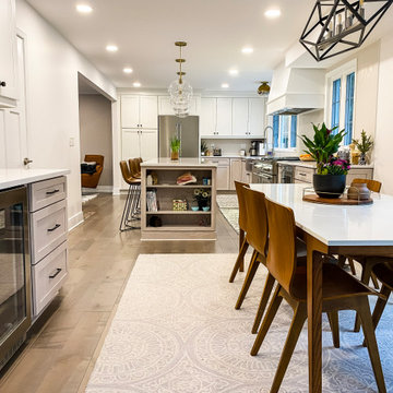 Colonial Kitchen Remodel – A Kitchen Island Worth Gathering Around