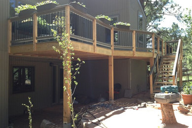 Example of a classic deck design in Denver