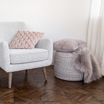 Bohemian Bovey Pouf