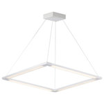 ET2 Lighting - ET2 Lighting E21234-MW Rotator - 27.5 Inch 188W 4 LED Pendant - Simple shapes constructed of rectangular aluminumRotator 27.5 Inch 18 Matte White *UL Approved: YES Energy Star Qualified: n/a ADA Certified: n/a  *Number of Lights: Lamp: 4-*Wattage:47w PCB Integrated LED bulb(s) *Bulb Included:Yes *Bulb Type:PCB Integrated LED *Finish Type:Matte White
