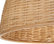 Handwoven Wicker Bell Pendant Lamp, Natural, Natural Brown